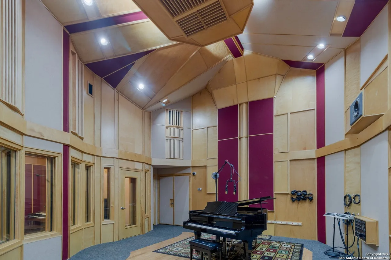 This San Antonio musician’s mansion for sale comes with a state-of-the-art recording studio